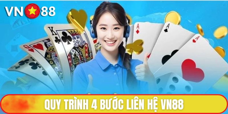 Liên Hệ VN88 Nhận Ngay Hỗ Trợ Từ Tư Vấn Viên Trong 1 Phút 3 Quy trình 4 bước liên hệ VN88