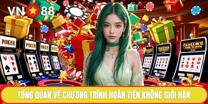 Hoàn tiền không giới hạn - Thua Không Lo Hụt Vốn Cùng VN88 1 Tổng quan về chương trình hoàn tiền không giới hạn