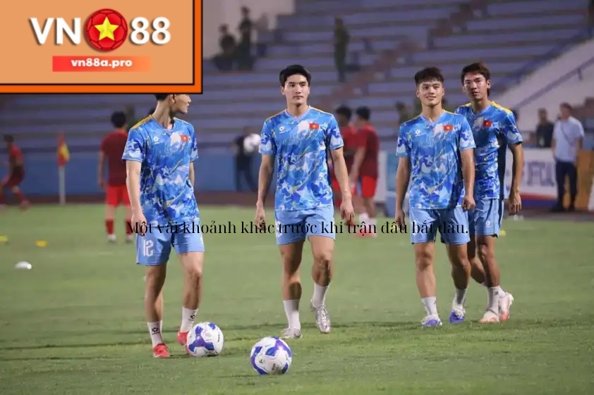 U23 Việt Nam Giành Chiến Thắng 1-0 Trước Tuyển U23 Singapore 5 Một vài khoảnh khắc trước khi trận đấu bắt đầu.